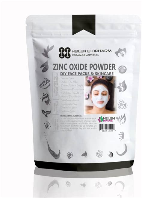 zinc oxide powder skin care